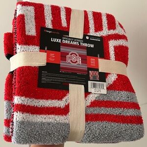 Ohio State Luxe Dreams Throw Blanket